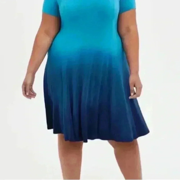 Torrid super soft knit dress ombré - Picture 3 of 7